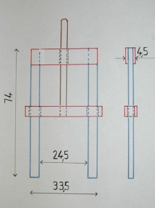 Plan de la toise de Michel Billon
